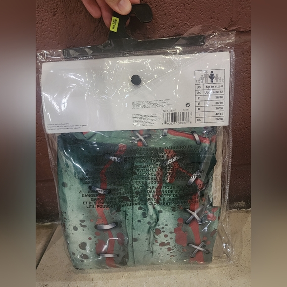 Zombie Dead Monster Women One Piece Body Suit Size SM/MED NEW - Picture 3 of 4